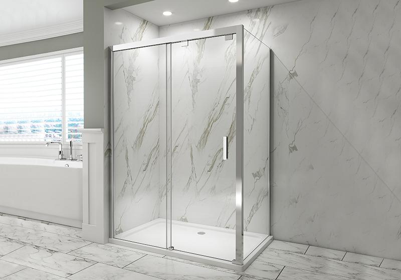 EX-908 8MM 60x76 inç Otel için Sürgülü duş kapısı